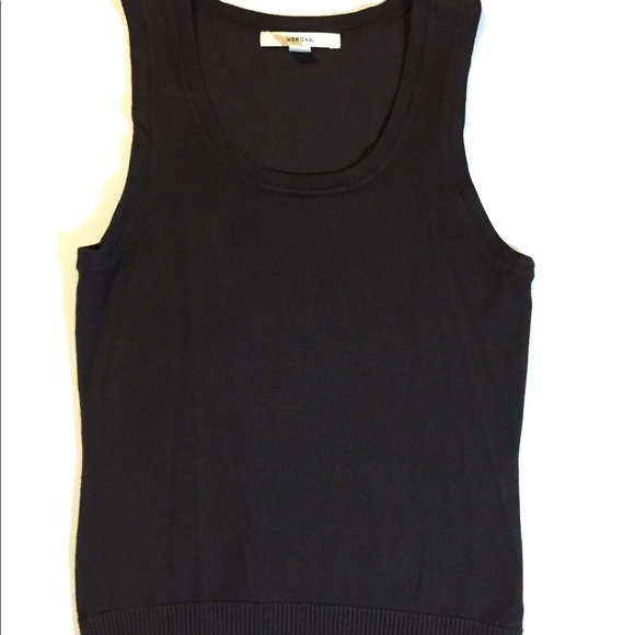 🌸 Bundle of 2 Merona Sleeveless Tops S Black & Brown - Picture 10 of 14